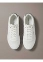 Tenis Blanco Retro Runner Con Estampado De Monograma Calvin Klein de Calvin Klein