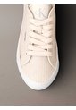 Tenis Beige De Plataforma Con Estampado De Monograma Calvin Klein de Calvin Klein