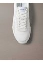 Tenis Blanco De Corte Bajo Con Bandas Laterales Calvin Klein de Calvin Klein