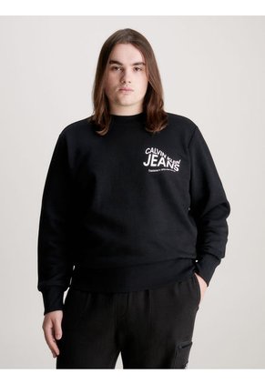 Saco Con Logo Hombre Negro Calvin Klein