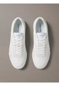 Tenis Blanco De Corte Bajo Con Bandas Laterales Calvin Klein de Calvin Klein