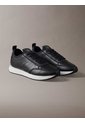 Tenis Negro Retro Runner De Cuero Calvin Klein de Calvin Klein