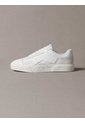 Tenis Blanco De Corte Bajo Con Bandas Laterales Calvin Klein de Calvin Klein