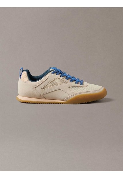 Tenis Beige Runner De Corte Bajo Calvin Klein