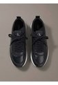 Tenis Negro Retro Runner De Cuero Calvin Klein de Calvin Klein