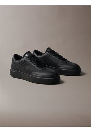 Tenis Negro Chunky Con Cordones Calvin Klein
