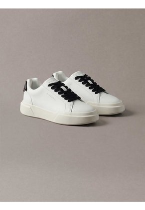 Tenis Blanco Chunky Cupsole Con Cordones Calvin Klein