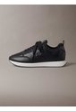 Tenis Negro Retro Runner De Cuero Calvin Klein de Calvin Klein