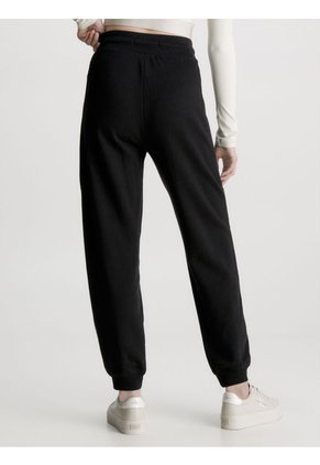 Pantalón De Chándal De Algodón Orgánico Mujer Negro Calvin Klein