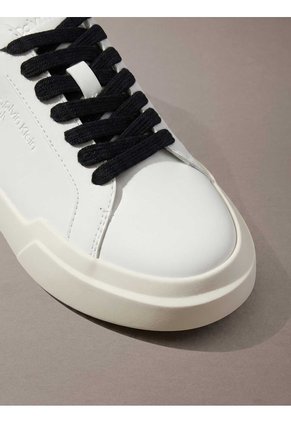 Tenis Blanco Chunky Cupsole Con Cordones Calvin Klein
