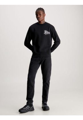 Saco Con Logo Hombre Negro Calvin Klein