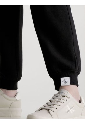 Pantalón De Chándal De Algodón Orgánico Mujer Negro Calvin Klein
