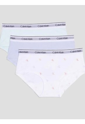 Pack Multicolor De 3 Pantys Para Niña Calvin Klein