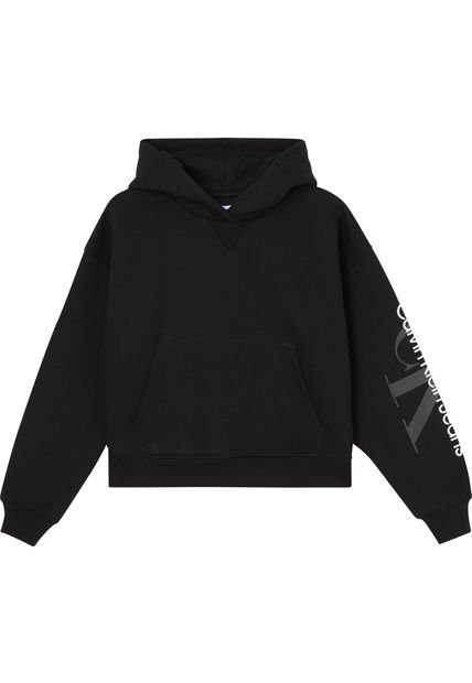 Abrigo Mujer Negro Calvin Klein