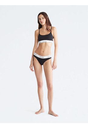 Bralette Con Logo Mujer Negro Calvin Klein