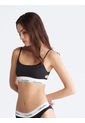 Bralette Con Logo Mujer Negro Calvin Klein de Calvin Klein