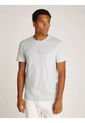 Camiseta Gris Con Monograma Calvin Klein de Calvin Klein