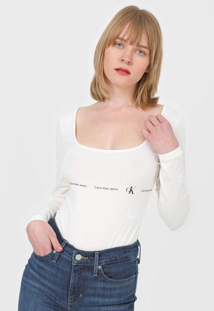 Body Blanco-Negro Calvin Klein