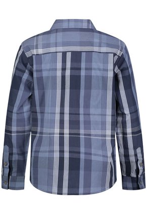 Camisa Con Estampado De Cuadros Para Niño Azul Calvin Klein