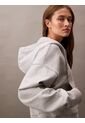 Buzo Gris Con Capota Y Cierre De Cremallera Calvin Klein de Calvin Klein