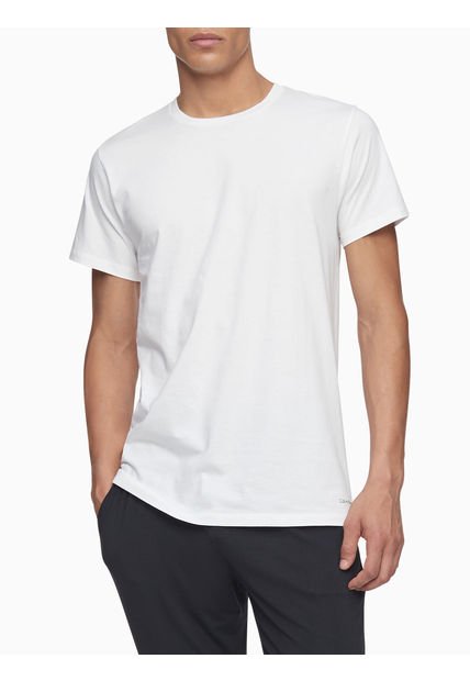 Paquete De 3 Camisetas Blanco Calvin Klein