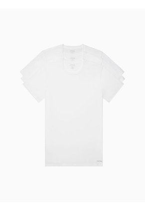 Paquete De 3 Camisetas Blanco Calvin Klein