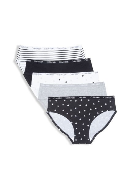 Pantie 5Piezas Para Nina Calvin Klein