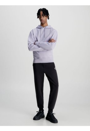 Jogger Negro De Chándal Con Monograma Calvin Klein