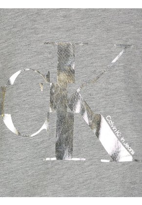 Enterizo Con Bermuda Niña Gris Calvin Klein