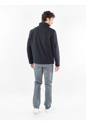 Chaqueta Manga Larga Con Cierre De Cremallera Azul Calvin Klein