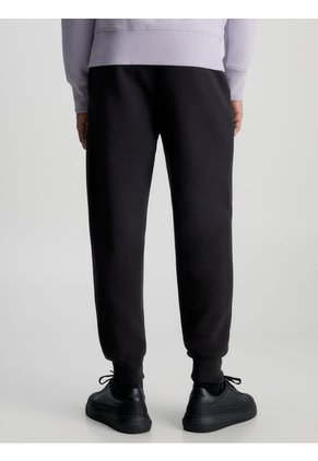 Jogger Negro De Chándal Con Monograma Calvin Klein