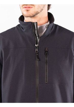 Chaqueta Manga Larga Con Cierre De Cremallera Azul Calvin Klein