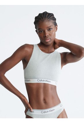 Top Gris Con Logo Para Mujer Calvin Klein