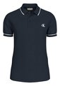 Polo Azul Oscuro Slim Con Ribete En Contraste Calvin Klein de Calvin Klein