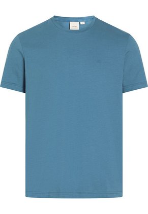 Camiseta De Algodón Con Parche Bordago Calvin Klein