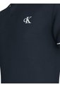 Polo Azul Oscuro Slim Con Ribete En Contraste Calvin Klein de Calvin Klein