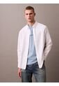 Camisa Blanca Oxford Clásica De Manga Larga Calvin Klein de Calvin Klein