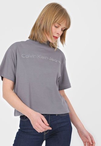 Calvin Klein - Camiseta Gris Calvin Klein