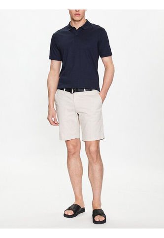 Polo Azul Slim De Algodón Calvin Klein Calvin Klein