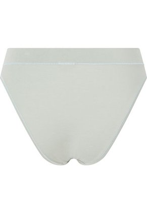 Pantie Tipo Bikini Verde Con Logo Calvin Klein