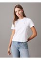 Camiseta Blanca Relaxed Con Estampado En La Espalda Calvin Klein de Calvin Klein