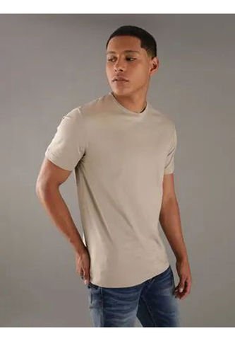 Camiseta Beige De Algodón Con Parche De Goma Calvin Klein Calvin Klein