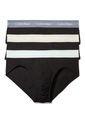 Pack Negros De 3 Calzoncillos En Algodón Calvin Klein de Calvin Klein