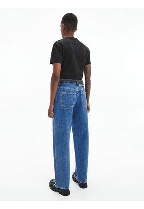 Camiseta Fina De Algodón Orgánico Mujer Negro Mujer Negro Calvin Klein