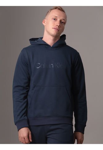 Buzo Azul Sport Con Logotipo Tonal Calvin Klein Calvin Klein