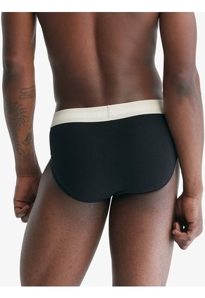 Pack Negro De 3 Slips - Cotton Stretch Wicking Calvin Klein