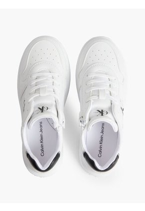 Tenis Bajas Para Niño Blanco Calvin Klein