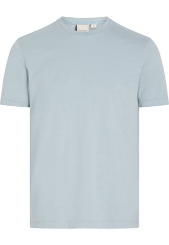 Camiseta Azul De Algodón Con Parche De Goma Calvin Klein Calvin Klein