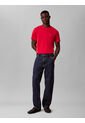 Camiseta Roja Con Micro Monograma Bordado Calvin Klein de Calvin Klein