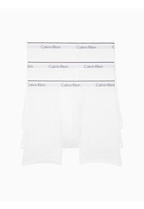 Pack De 3 Boxer Blanco Brief En Microfibra Calvin Klein